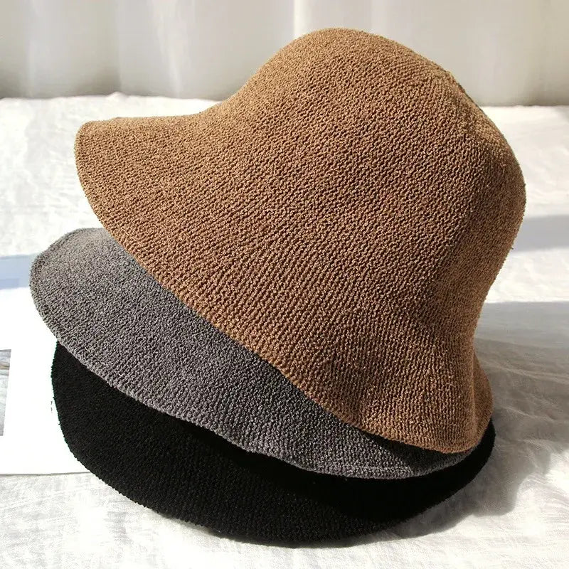 Knitted Soft Bucket Hat - Diverse Kleuren