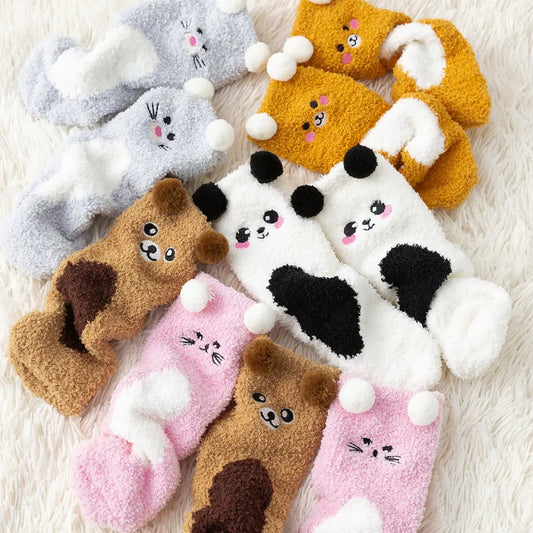 Fluffy Sokken - Diverse Varianten