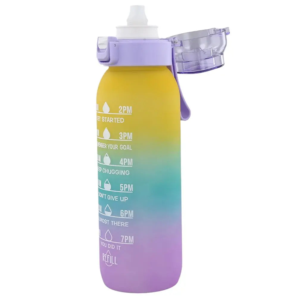Waterfles 1000ml met 7 Geurpods / Drinkfles Water Bottle Bidon - Diverse Kleuren