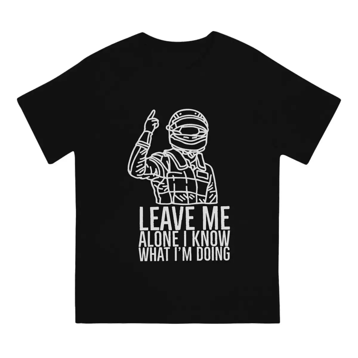Leave Me Alone T-Shirt Zwart Wit - Diverse Maten