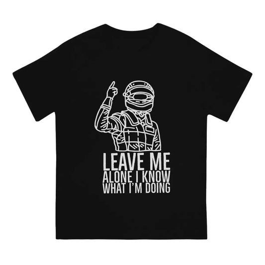 Leave Me Alone T-Shirt Zwart Wit - Diverse Maten