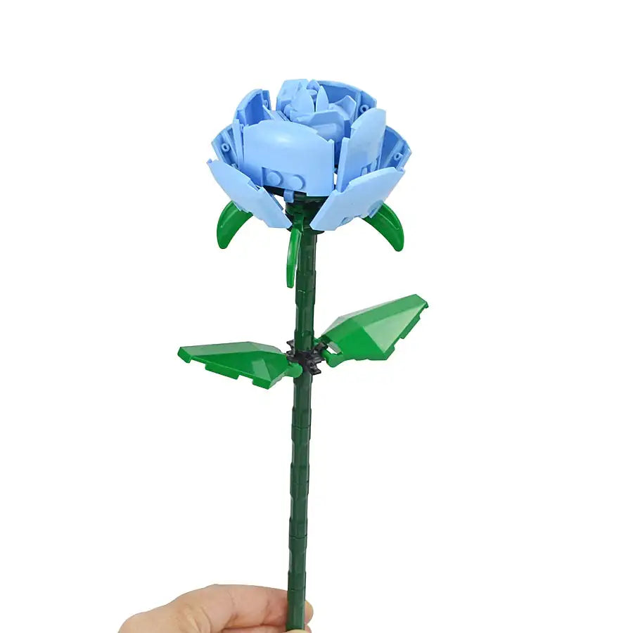 Kunstbloem met Bladeren - Diverse Kleuren