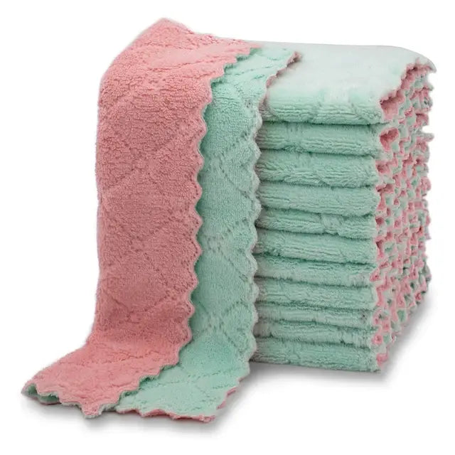 Schoonmaakdoekjes Absorberende Keukendoekjes 10 stuks - Diverse Kleuren