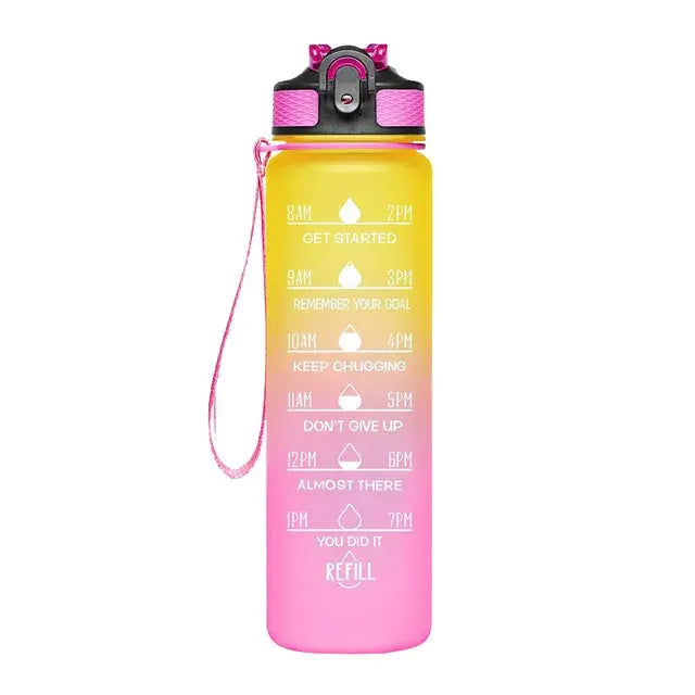 Drinkfles 1000ml / Water Bottle Sport Bidon Waterfles - Diverse Kleuren