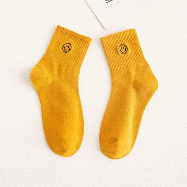 Happy Smiley Sokken - Diverse Kleuren