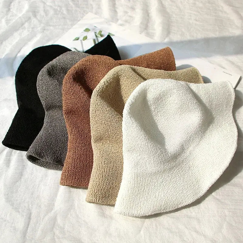 Knitted Soft Bucket Hat - Diverse Kleuren