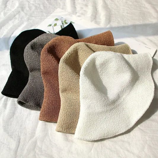 Knitted Soft Bucket Hat - Diverse Kleuren