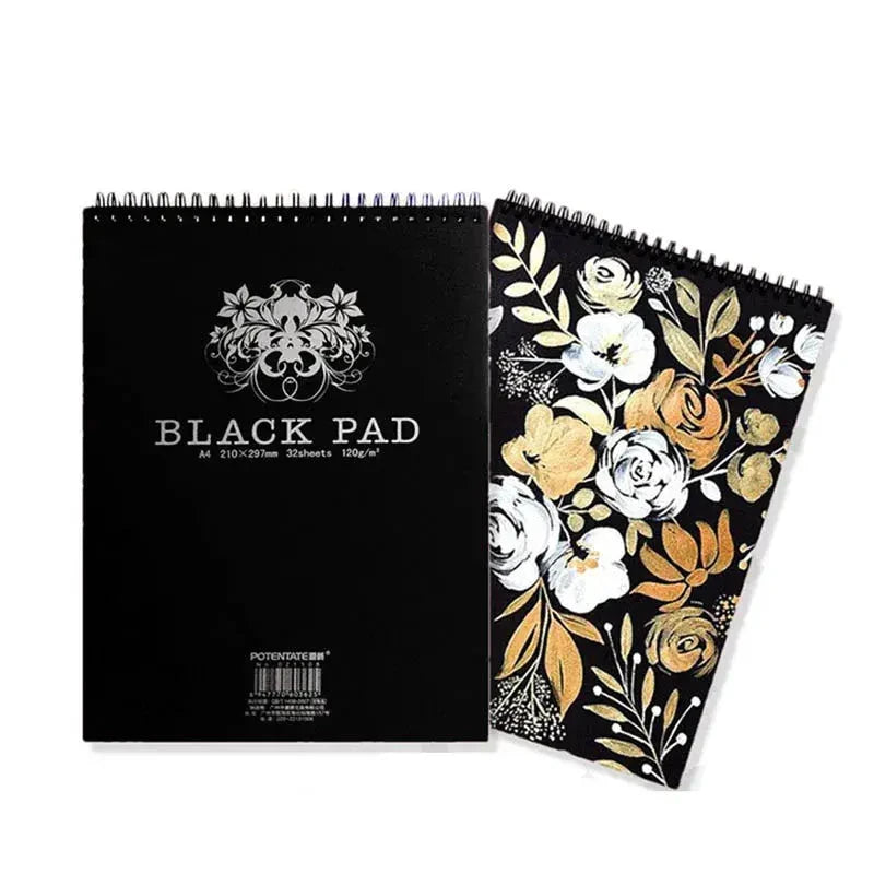 Sketchbook Zwart Papier Tekenschrift - Diverse Varianten