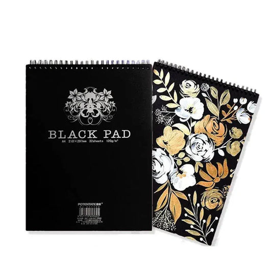 Sketchbook Zwart Papier Tekenschrift - Diverse Varianten