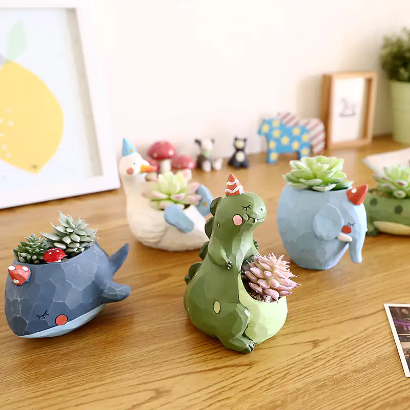 Kleine Design Bloempotten Decoratie - Diverse Varianten