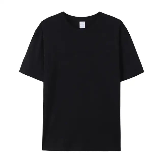 Effen T-Shirt met Korte Mouwen 100% Katoen - Diverse Kleuren