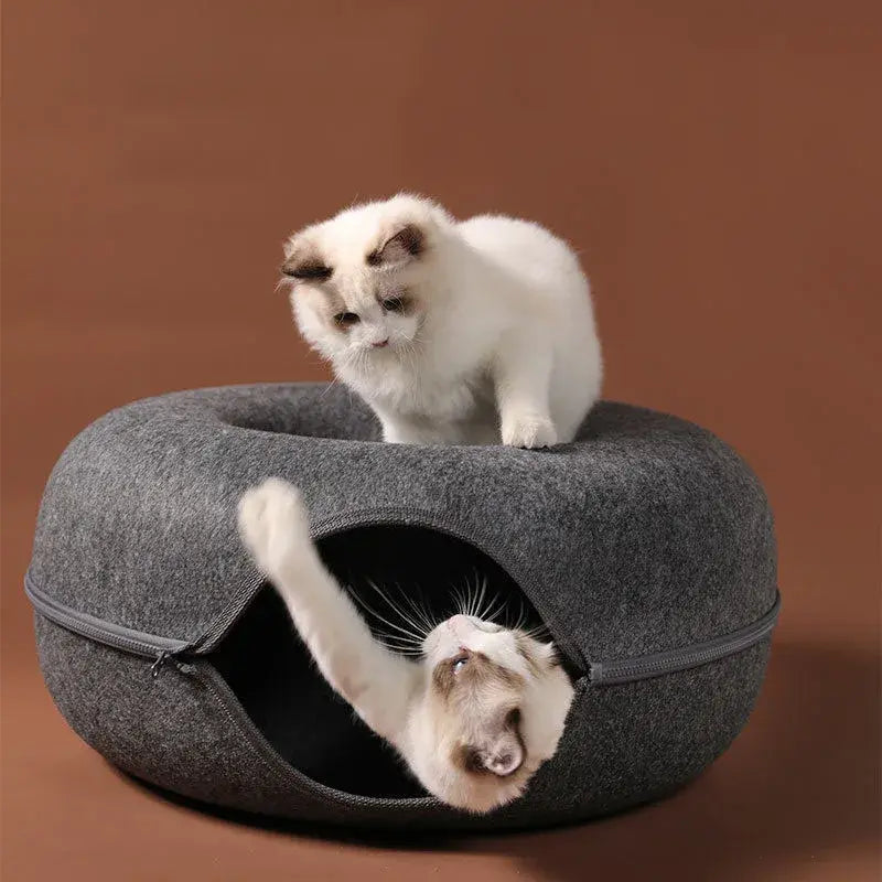 Donut Kattenbed / Kattenmeubels Huisdier Slaapplek - Diverse Kleuren
