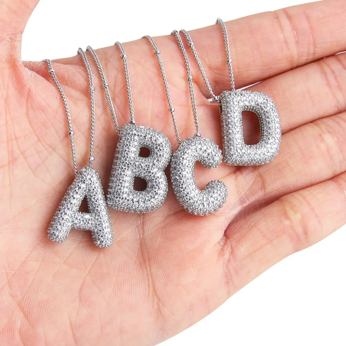 Ketting met Letter - Diverse Kleuren