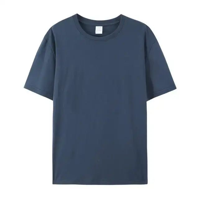 Effen T-Shirt met Korte Mouwen 100% Katoen - Diverse Kleuren