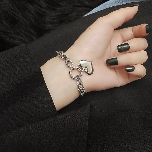 Armband met Hartje - Diverse Kleuren