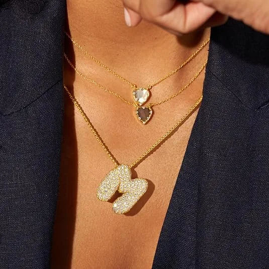 Ketting met Letter - Diverse Kleuren