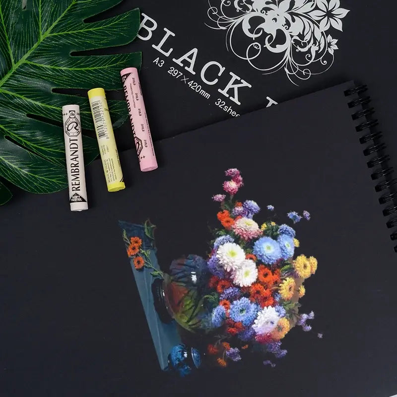 Sketchbook Zwart Papier Tekenschrift - Diverse Varianten