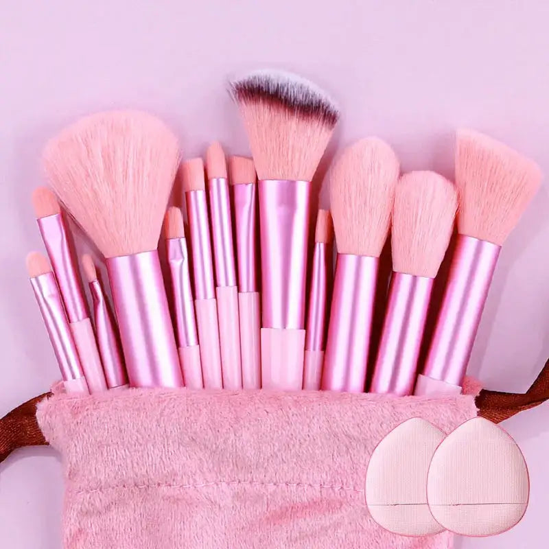 Make-Up Brush Set - Roze