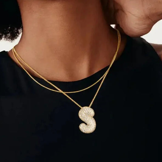 Ketting met Letter - Diverse Kleuren