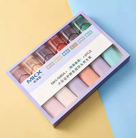 Highlighters Markeerstiften Pastelkleuren 6 Stuks - Diverse Varianten